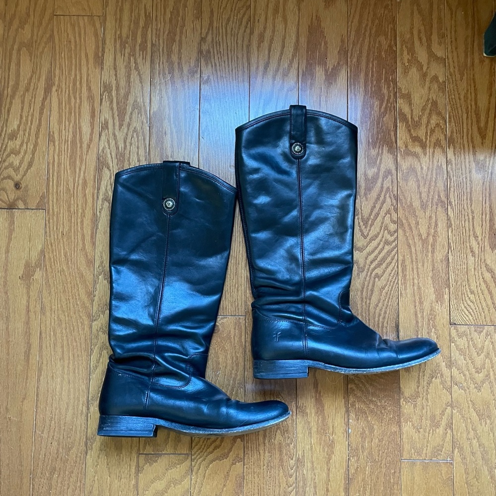 Frye Leather Riding Boots - Picture 3 of 4